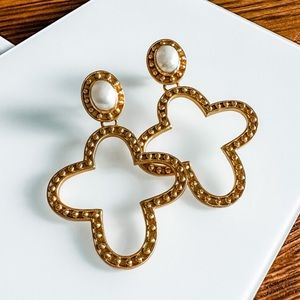 Julie Vos Sienna Statement Moonstone Earrings